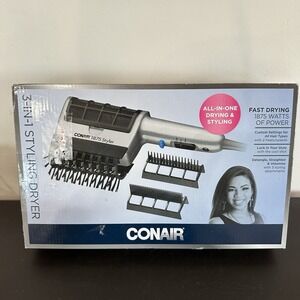 NEW Conair 3-in-1 Stylibng Hair Dryer 1875 W Blow Dryer w/3 Styling Attachments